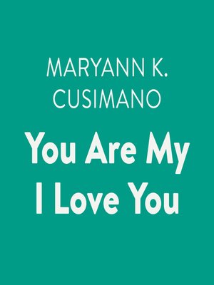 cover image of You Are My I Love You
